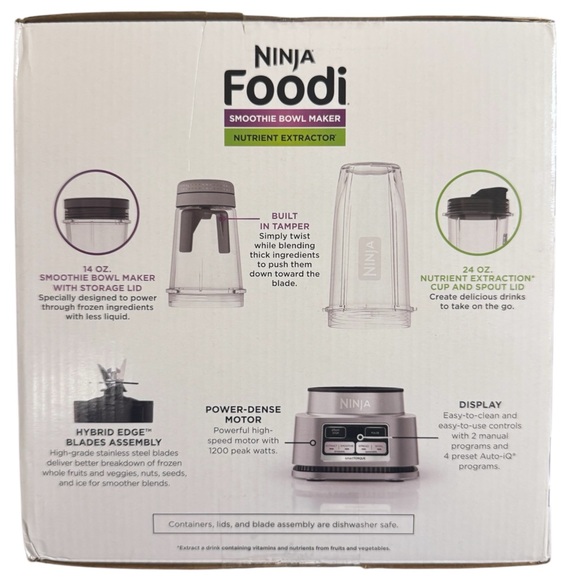 Ninja Foodi Smoothie Bowl Maker and Nutrient Extractor - Picture 2 of 3